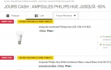 Systèmes de lumieres PHILIPS HUE … jusqu&rsquo;à 50% de remise sur la fnac
