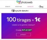 Bon plan photos : 100 tirages photos pour 5 euros livraison incluse