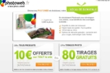 80 tirages photos pour 4.5 euros tout compris