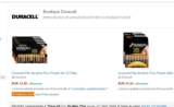 Bon plan piles:  32 piles alcalines duracell pour 13 euros