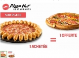 Promo PIZZA HUT : 2 pizzas pour le prix d&rsquo;une  ( Paris et banlieue)