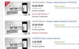 Places de cinémas gaumont pathé pas chères entre 2 – 4 euros
