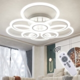 Plafonnier Ruyi 9 anneaux led avec 50% de réduction ! 87.5€