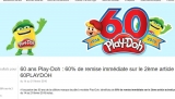 Bon plan jouets play doh : 60% de remise sur le deuxieme jouets achetés