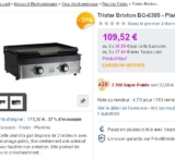 Plancha Gaz 2 bruleurs qui revient à 74 euros le 5 avril