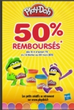 Bon plan jouets: 50 pourcent de remboursés sur les pates à modeler Play Doh