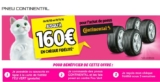 Bon plan pneus chez feuvert : de 50 à 160€ offerts pour l&rsquo;achat de pneus continental