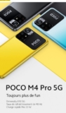 Promo smartphone Xiaomi POCO M4 PRO 5G pas cher  à 133€ (4/64go) , 158€ (6/128)