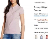 Bonne affaire polo femmes Hilfiger à moins de 30€