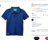 Mode enfants:  polo kaporal à 8.7 euros voire moins 8 euros