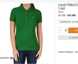 Bon prix Polo Lacoste femmes à 43 euros