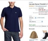 Polo Lacoste à 54 euros port inclu au lieu de 89 sur le site officiel