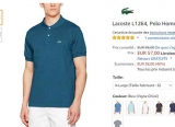 Polo Lacoste hommes L1264 à 57€ contre 95€ generalement