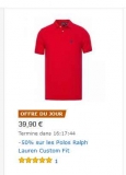 Polos Ralph Lauren à moins de 40€ … le 1er aout