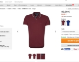 24 euros un polo Tommy Hilfiger port inclus