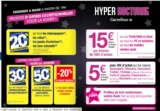 Carrefour : promo en nocturne le 6 mars