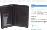 Super prix : 15 euros le portefeuille en cuir Paquetage ( 35 sur le site officiel)