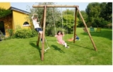 Bon plan pour un portique en bois Soulet Arthur 3 agres qui revient à 143€ !