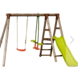 179€ au lieu de 300€ le Portique bois Soulet Malaga avec toboggan
