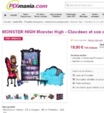 offre jouet Monster High : 19.9 euros la poupée Clauween et son café au lieu du double en général