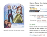 Super affaire :  7.9€ le lot de deux poupées Reine des Neiges  ( Anna Et Kristoff )