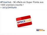 Priceminister : 5€ offerts en s&rsquo;inscrivant au priceclub (programme fidelité gratuit)