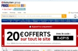 Priceminister:  20 euros de réduction pour 120 d&rsquo;achat le 4 mars