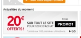 Priceminister: 20 euros de réduction pour 120 d&rsquo;achats le 3 aout