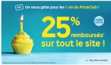 Mega Affaire Priceminister : 25% en bons d’achats sur l’ensemble du site