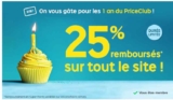 Mega Affaire Priceminister : 25% en bons d&rsquo;achats sur l&rsquo;ensemble du site