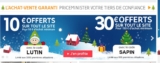 Codes de réduction priceminister les 10 et 11 novembre : 10 pour 50 , 30 pour 150 euros