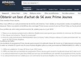 Réduction Amazon : 5€ de remise pour 25 d&rsquo;achats pour les 18-24 ans