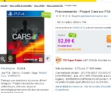 Jeux videos:  project cars pour PS4 ou XBOXONE en precommande à 49.9 euros et avec 7.95 euros de bons d&rsquo;achats