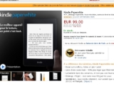 Réductions sur les liseuses kindle : kindle 6 à 49 euros et kindle paperwhite à 99 euros
