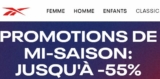 Promo Mi Saison Reebok .. jusqu’à 55% de réduction + code promo 15%