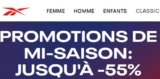 Promo Mi Saison Reebok .. jusqu&rsquo;à 55% de réduction + code promo 15%