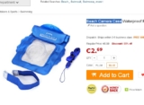 Etui étanche pour appareil photo à 2.69 euros port inclus