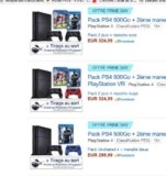 Bonne affaire console Sony PS4 avec deux manettes à partir de 299€