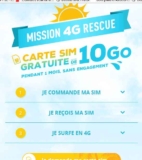 Mega affaire: une puce sim gratuite avec 10go d&rsquo;internet à utiliser sous un mois