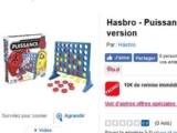 Jouets : 9.9€ port inclus DEUX EXEMPLAIRES DU JEU PUISSANCE 4