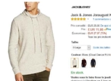Mode : 12€ le Pull – Sweat à Capuche Jack and Jones