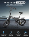 Bon plan vélo pliant 500watts PVY Z20 Pro pas cher à 609€ !!