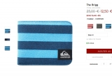 Portefeuille tissus quiksilver à 7.5 euros port inclus