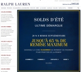 Vetements ralph lauren : 20 pourcent de réduction en plus dans les soldes