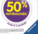 Bon plan jeux enfants: 50% de remboursé par Ravensburger pour l’achat de 1 à 3 puzzles ou jeux
