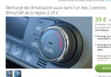 Region Lyonnaise:  recharge clim auto à 39 euros