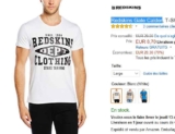 Bonne affaire tee shirt Redskins en 8-9€  (entre 17 et 35€ ailleurs)