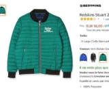 Blouson REDSKINS STUART 2 pour hommes à 36€