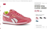 Baskets Reebok Classic Jogger 2 à 18€ port inclus (du 27 au 39)