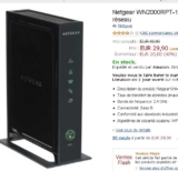 Repeteur wifi netgear avec 4 prises reseaux à moins de 30 euros